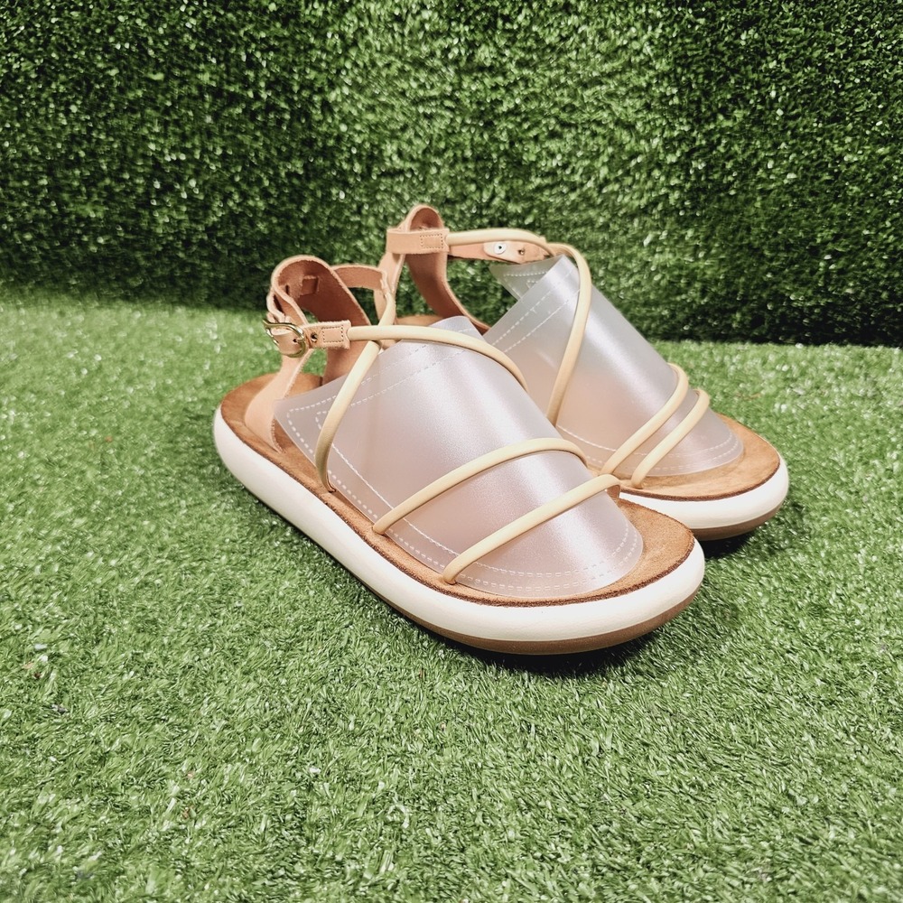 Ancient Greek Sandals Anastasia Tan Leather Comfort Sandals Womens 36 US Size 6